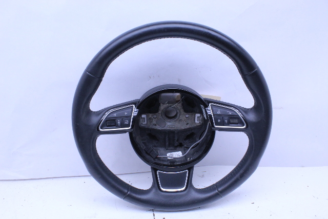 2016 Audi A3 Steering Wheel 3 Spoke Multi Function 8V0419091A OEM