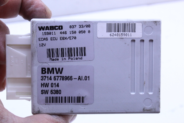 2007-2013 BMW X5 X6 Air Suspension Control Module 37146793163 OEM