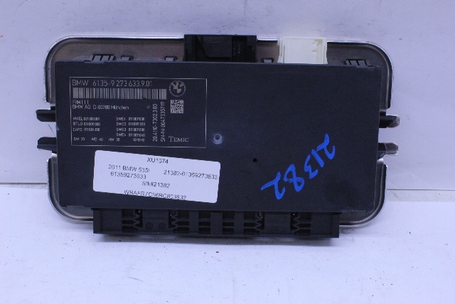 2011 BMW 535i Footwell Light Control Module 9273633 OEM