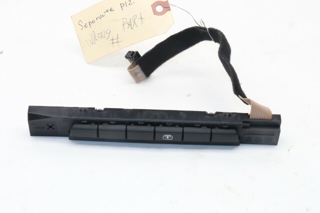 2007 BMW 335i Center Console Rear Window Shade Console Switch OEM