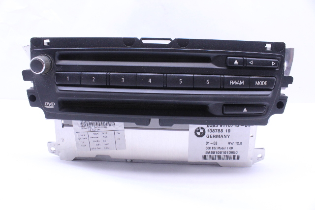 2008 BMW 128i 135i Radio Stereo Navigation GPS Cd Disc Radio Player Cic Note - 65839170718 OEM