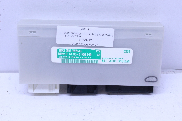 2006 BMW X5 Body Control Module BCM - 61356960249 OEM