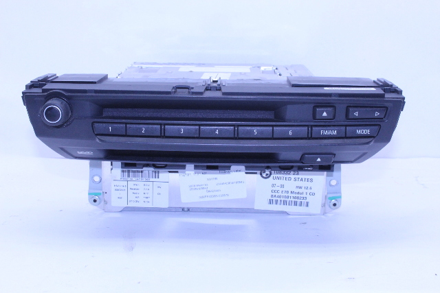 2008 BMW X5 Radio Stereo CCC Navigation Head Unit 9185543 OEM