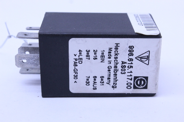 Porsche 911 Boxster Convertible Rear Window Heater Relay OEM