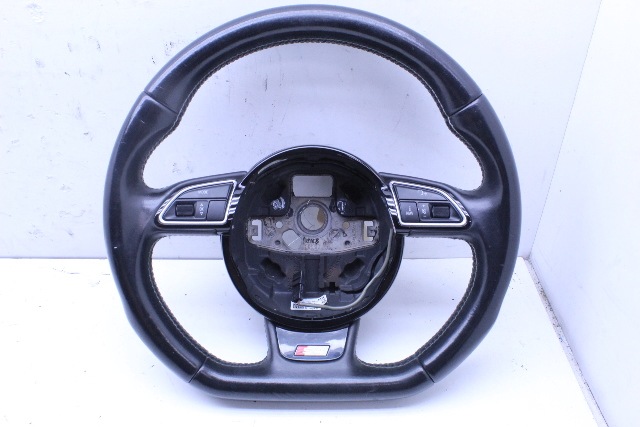 2013 2014 2015 2016 Audi A4 S4 B8 Steering Wheel Flat Bottom 8K0419091CG OEM