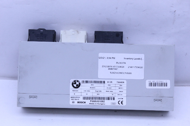 2007-2013 BMW X5 X6 Tailgate Lift Control Module 61357304626 OEM