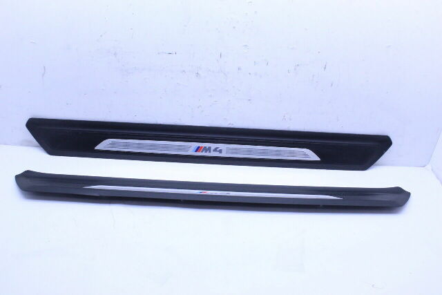 2015-2020 BMW M4 F83 Door Sill Trim Right Left Pair OEM