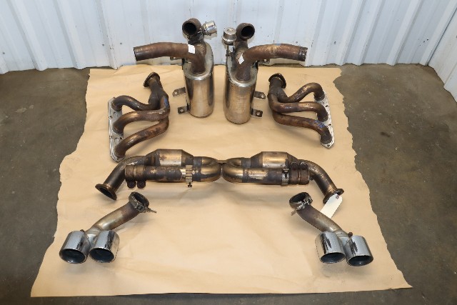 2005 2006 2007 2008 Porsche 911 997 Fabspeed Sport Exhaust Muffler X-Pipe AS-IS OEM