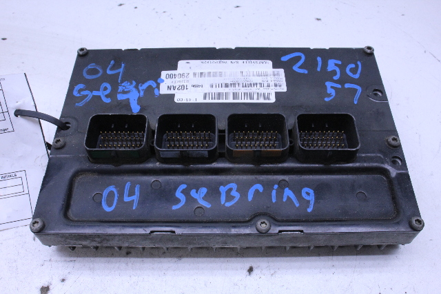 2004 Chrysler Sebring Engine Computer Module ECU ECM DME OEM