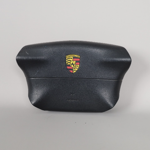 1997-2000 Porsche 911 Boxster 4 Spoke Steering Wheel Airbag Black OEM Used