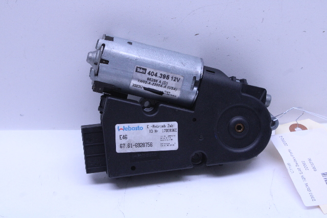 2001-2006 BMW 325i 330i M3 Sunroof Drive Motor - 67616928756 OEM