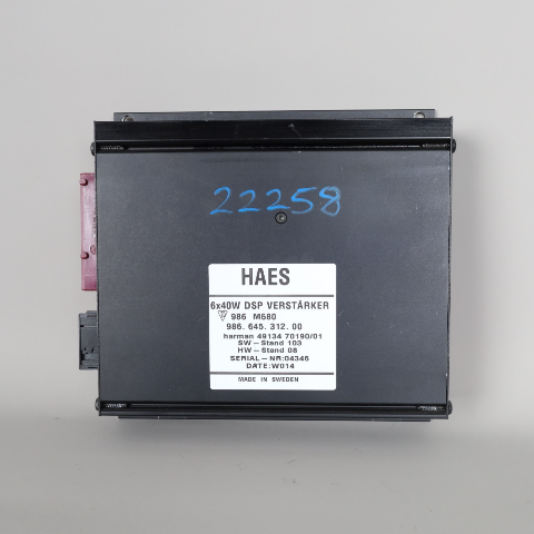 2000 Porsche Boxster 986 Amplifier HAES 98664531200 OEM Used