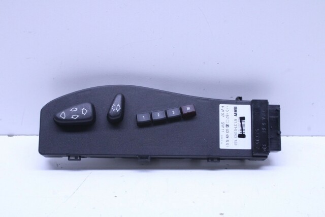 1999-2001 BMW 325i 328i 330i Front Power Seat Switch Left Driver - 61318263133 OEM