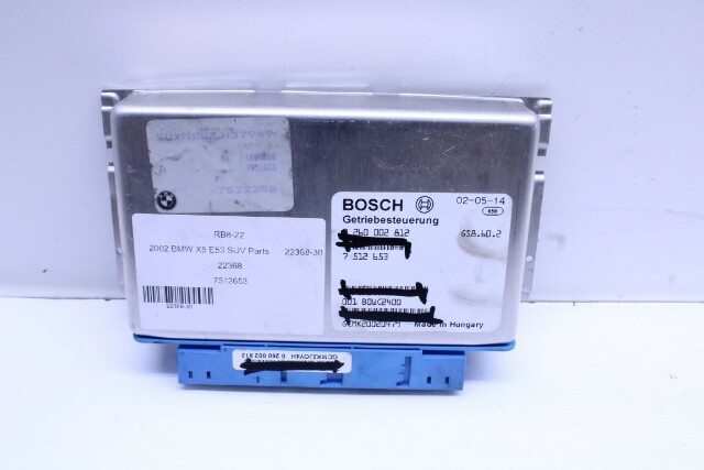 2002 BMW X5 Transmission Control Module TCM TCU - 24607522258 OEM