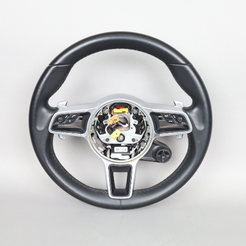 2017-2019 Porsche 911 991 Boxster Cayman 718 Steering Wheel Paddle Shift OEM