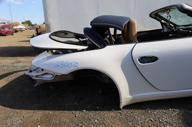 2006-2007 Porsche 911 997 C4S Cabrio Rear Quarter Panel Right White OEM Used