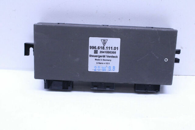 1999 Porsche 911 996 Convertible Roof Top Control Module 99661811101 OEM