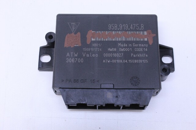 2015 Porsche 911 991 Targa PDC Parking Distance Control Module - 95B919475B OEM