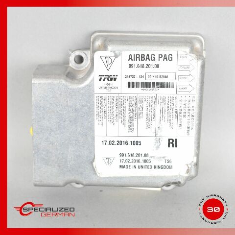 Porsche 981 Cayman Boxster / 991 911 Impact Diagnostic Control Module OEM 70k OEM