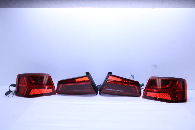 2012-2016 Audi A6 Tail Light Set Right Left Aftermarket w/ Sequential Signal EAGLE EYES OEM