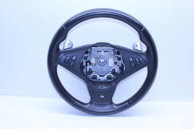 2006-2010 BMW M5 M6 Steering Wheel M Sport Paddle Shift - 32342283931 OEM
