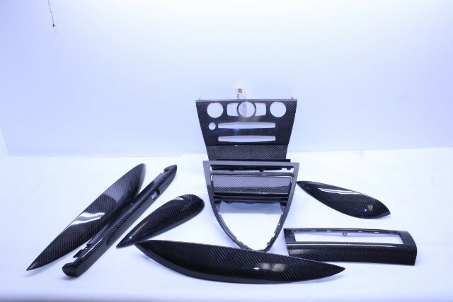 2006 2007 BMW M6 Carbon Fiber Trim Set Dash Console Door Panel E63 E64 OEM