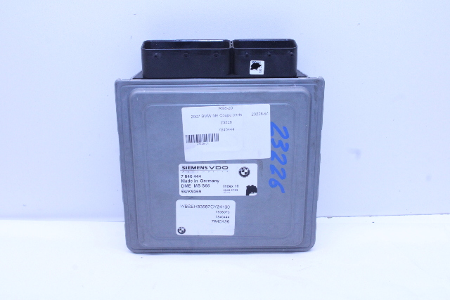 2006-2010 BMW M5 M6 S85 Engine Computer Module ECU ECM DME - 12147840444 OEM