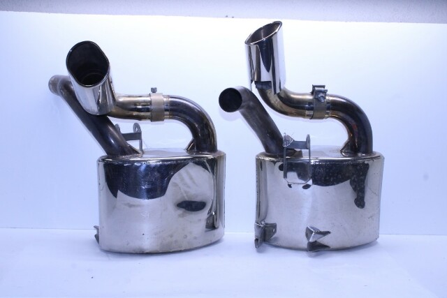 1999-2001 Porsche 911 996 Muffler EXhaust Tips Aftermarket Unknown MFG NOTE OEM