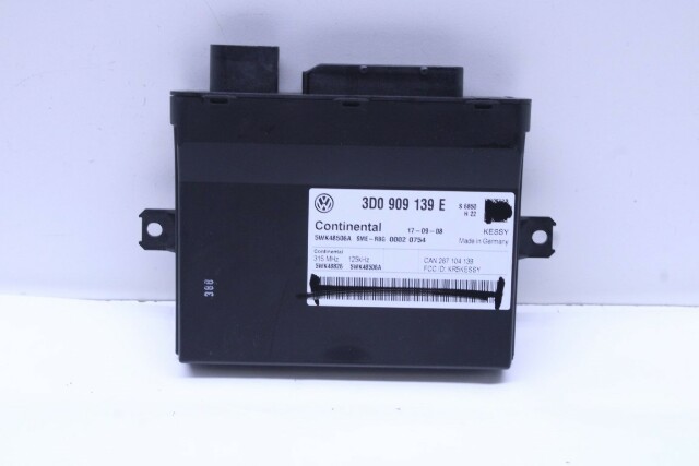 2009 Porsche Cayenne 957 Keyless Entry Control Immobilizer Module OEM