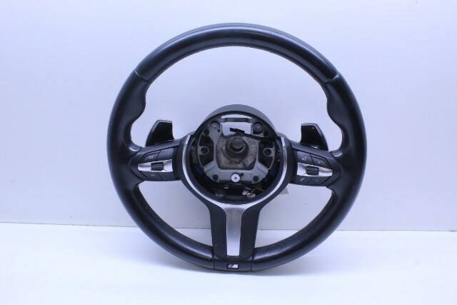 2014-2016 BMW 528i 535i Steering Wheel M-Sport Paddle Shift 32307851230 OEM
