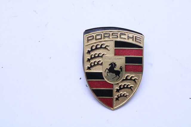 Porsche 911 Boxster Cayman Cayenne Hood Crest Emblem Badge OEM