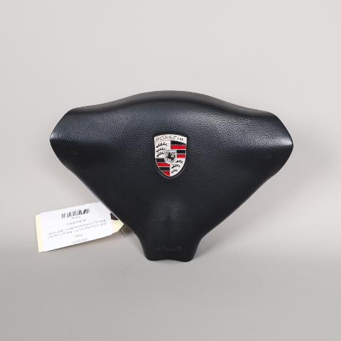 2000-2004 Porsche 911 Boxster 3 Spoke Steering Wheel Airbag Black OEM