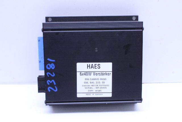 1999-2000 Porsche 911 Boxster Convertible Amplifier HAES 99664531300 OEM