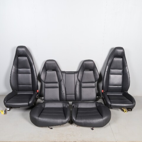 2010-2016 Porsche Panamera Front Seats Rear Seats Black Crested Black OEM Used