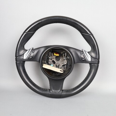 2011-2014 Porsche Cayenne Panamera Steering Wheel Black OEM Used
