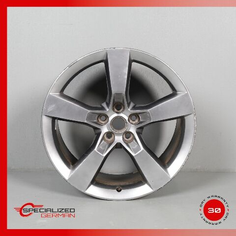Chevrolet Camaro 9 x 20 20" Rear Wheel Rim 5 Spoke Silver OEM OEM