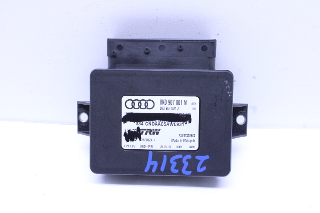 2014 2015 2016 Audi A4 A5 Q5 Parking Brake Control Module 8K0907801N EM Used