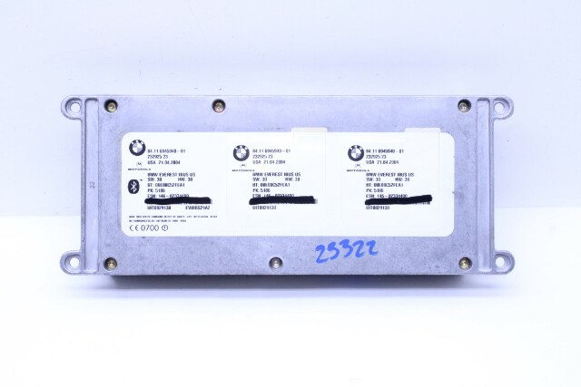 2004 BMW 325ci Bluetooth Communication Control Module - 84116945940 OEM