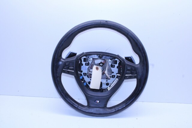 2010-2014 BMW 528i 535i 550i 640i 650i 740i 750i Steering Wheel M-Sport - WORN PARTS OEM