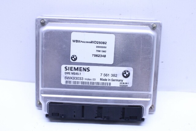 2006 BMW X3 M54 Engine Computer Module ECU ECM DME 12147562348 OEM