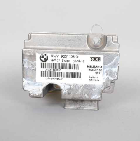 2007-2013 BMW 328i 335i M3 Convertible Rollover Module 65779201128 OEM Used