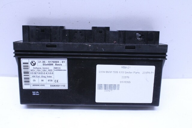 BMW 525i 530i 535i 545i 550i 645i 650i M5 M6 Body Control Module BCM OEM