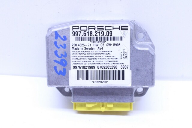 2006-2012 Porsche 911 997 Convertible SRS Bag Diagnostic Control Module OEM