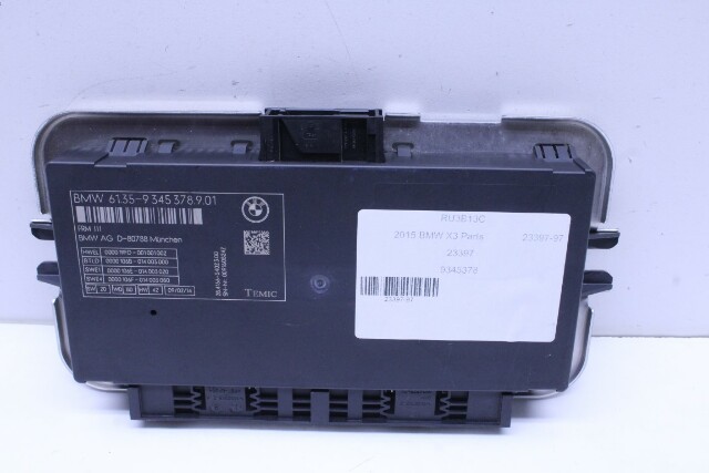 2015 BMW X3 Footwell Body Control Module BCM OEM
