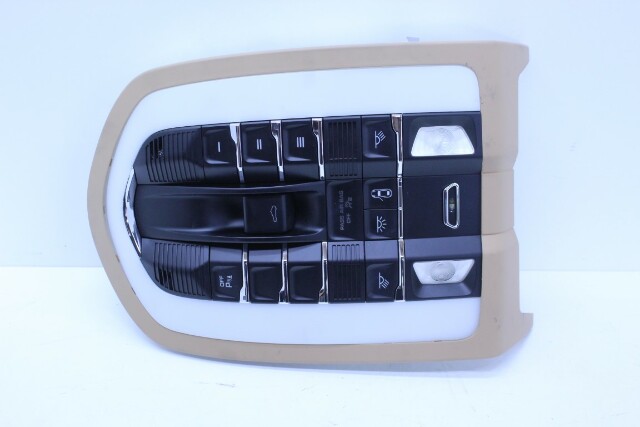 2013 Porsche Panamera Overhead Dome Light Sunroof Switch Console OEM