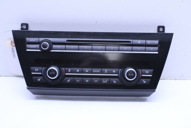 2013 BMW 650i Audio Climate Temperature Control Panel OEM