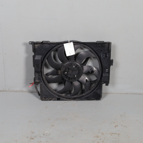 BMW 328i 335i 428i 435i Radiator Cooling Fan With Shroud 17428641964 OEM Used