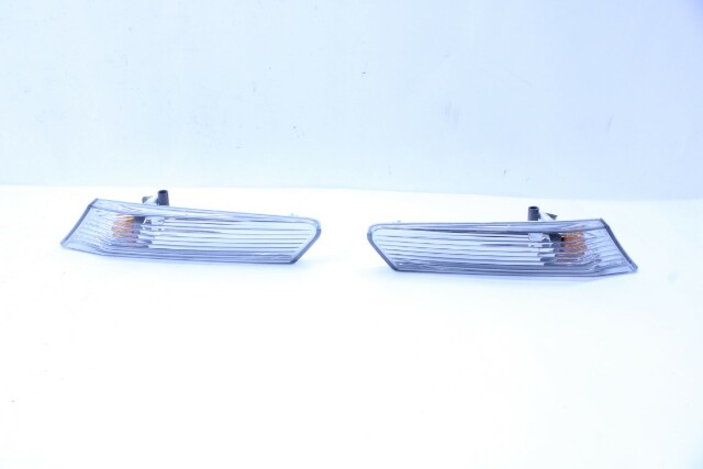 2005-2008 Porsche 911 Boxster Cayman Side Marker Lights Clear Pair OEM