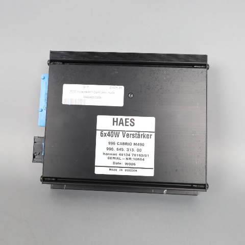 1999-2000 Porsche 911 Boxster Convertible Amplifier HAES 99664531300 OEM Used