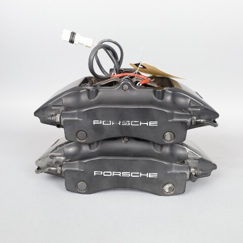 1999-2012 Porsche 911 996 Rear Brake Calipers Brembo Set Pair Black OEM Used